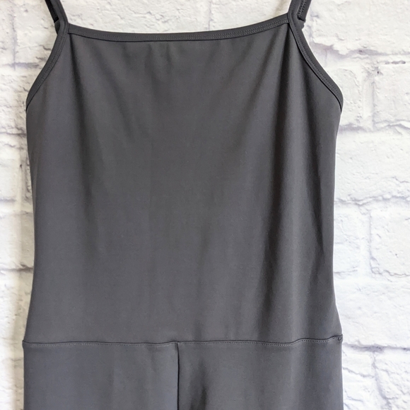 Girlfriend Collective Cami Unitard M Moon Gray Yoga Pilates Jumpsuit Athletic - Picture 4 of 9